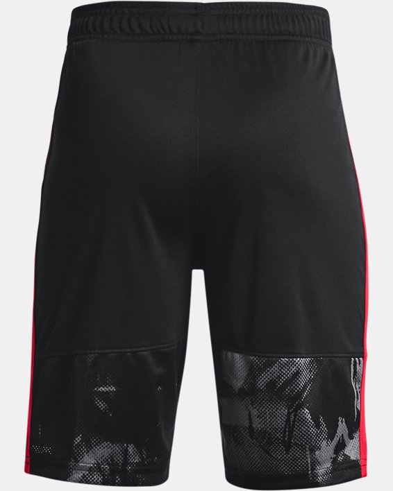 Boys' UA Stunt 3.0 Printed Shorts, Black, pdpMainDesktop image number 1